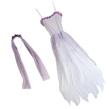 Max Halloween Zombie Ghost Bride Costume Dress Cosplay Halloween Fancy Dress