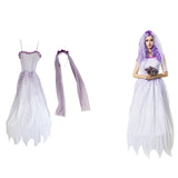 Max Halloween Zombie Ghost Bride Costume Dress Cosplay Halloween Fancy Dress