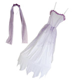 Max Halloween Zombie Ghost Bride Costume Dress Cosplay Halloween Fancy Dress