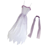Max Halloween Zombie Ghost Bride Costume Dress Cosplay Halloween Fancy Dress