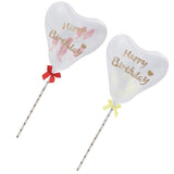 Lovely Happy Birthday Balloon Cake Decoration for Kids Birthday Party Red