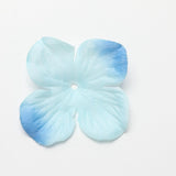 Max 500 Pieces Artificial Silk Rose Petals Wedding Flower Bicolor Blue