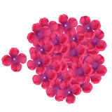 Max 500 Pieces Artificial Silk Rose Petals Wedding Flower Purple Red
