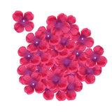Max 500 Pieces Artificial Silk Rose Petals Wedding Flower Purple Red