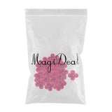 Max 500 Pieces Artificial Silk Rose Petals Wedding Flower Purple Red