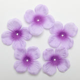 Max 500 Pieces Artificial Silk Rose Petals Wedding Flower Bicolor Purple
