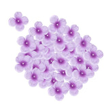 Max 500 Pieces Artificial Silk Rose Petals Wedding Flower Bicolor Purple