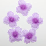 Max 500 Pieces Artificial Silk Rose Petals Wedding Flower Bicolor Purple
