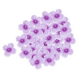 Max 500 Pieces Artificial Silk Rose Petals Wedding Flower Bicolor Purple