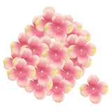 Max 500 Pieces Artificial Silk Rose Petals Wedding Flower Pink green
