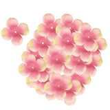 Max 500 Pieces Artificial Silk Rose Petals Wedding Flower Pink green