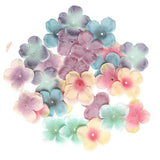 Max 500 Pieces Artificial Silk Rose Petals Wedding Flower Mixed Color