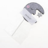 Max 6 Pieces Glitter Sleeping Moon Cake Topper Birthday Party Cupcake Picks