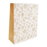 Max 6pcs Large Christmas Snowflake Deer Gift Bags Handle Tote Bags Party Favor