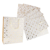 Max 6pcs Large Christmas Snowflake Deer Gift Bags Handle Tote Bags Party Favor
