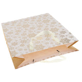 Max 6pcs Large Christmas Snowflake Deer Gift Bags Handle Tote Bags Party Favor