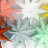 Christmas Nine Angles Paper Star Hanging Decor Home Party DIY Craft Grey