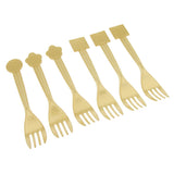 6pcs Disposable Plastic Cutlery Fork Kid Party Tableware Baby Shower Decor