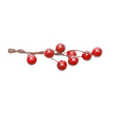 Max 3 Pieces Berry Holly Hairpins Woman Bridal Hair Sticks Wine Red