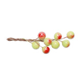 Max 3 Pieces Berry Holly Hairpins Woman Bridal Hair Sticks Green