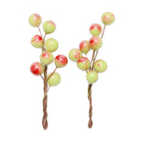 Max 3 Pieces Berry Holly Hairpins Woman Bridal Hair Sticks Green