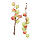Max 3 Pieces Berry Holly Hairpins Woman Bridal Hair Sticks Green