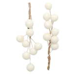 Max 3 Pieces Berry Holly Hairpins Woman Bridal Hair Sticks White