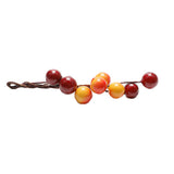Max 3 Pieces Berry Holly Hairpins Woman Bridal Hair Sticks Wine Red and Orange