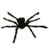 Black Plush Spider Toys Prank Jokes Toys Scary Halloween Horror Props 90cm