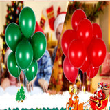 40 Pieces Halloween Balloon Party Decorations Photo Prop Red & Dark green