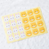 Max 10 x 24pcs Bear Bunny Sealing Stickers Envelope Card Paste DIY Craft Decor