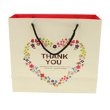 6pcs Thank You Paper Gift Bags Handle Tote Bags Party Favor 30.3 x 12 x 27cm