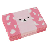 1000pcs Lovely Little Bear Print Wrapper Paper for Food Candy Wrapping Pink