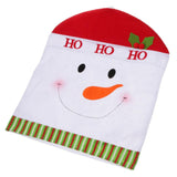 Lovely Christmas Lint Chair Cover Christmas Dinning Tableware Snowman