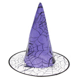 Funny Spider Halloween Witch Hat Kids Cap Cosplay Party Fancy Dress purple