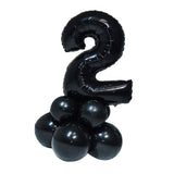 Number 0-9 Foil Latex Balloons Set Birthday Anniversary Party Decor Number 2