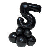 Number 0-9 Foil Latex Balloons Set Birthday Anniversary Party Decor Number 5