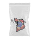 Maxbell 6pcs Butterfly Applique Sequin Sew Clothes Bag DIY Hairband Embroidery Patch