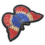 Maxbell 6pcs Butterfly Applique Sequin Sew Clothes Bag DIY Hairband Embroidery Patch