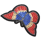 Maxbell 6pcs Butterfly Applique Sequin Sew Clothes Bag DIY Hairband Embroidery Patch