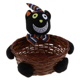 Halloween Cute Candy Storage Basket Decoration Home Holiday Gift Bags Black