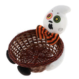 Halloween Cute Candy Storage Basket Decoration Home Holiday Gift Bags White