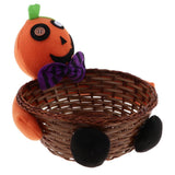 Halloween Cute Candy Storage Basket Decoration Home Holiday Gift Bags Orange