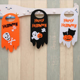 Happy Halloween Cute Cartoon Image Door Hanging Decorations Orange