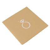 Maxbell 3D Pop Up Ring Wedding Greeting Invitation Cards With Envelope