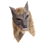 Max Latex Wolf Head Mask Animal Cosplay Fancy Dress Halloween Costume Prop