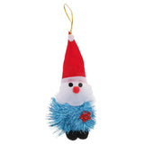 Christmas Santa Claus Doll Pendant Xmas Tree Hanging Decor Ornament Blue