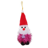 Christmas Santa Claus Doll Pendant Xmas Tree Hanging Decor Ornament Rose Red