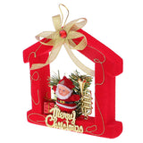 Merry Christmas Santa Claus Pendant Xmas Tree Hanging Decor Ornament House