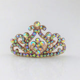 Max Girls Princess Tiara Crown with Comb Kids Hair Accessories Rose gold